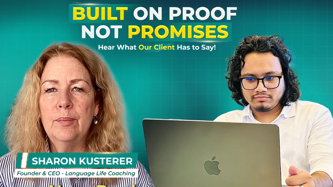 Video testimonial from Sharon Kusterer about content website design